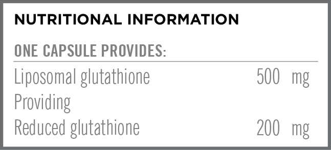 Quest Liposomal Glutathione 500mg Caps 30's