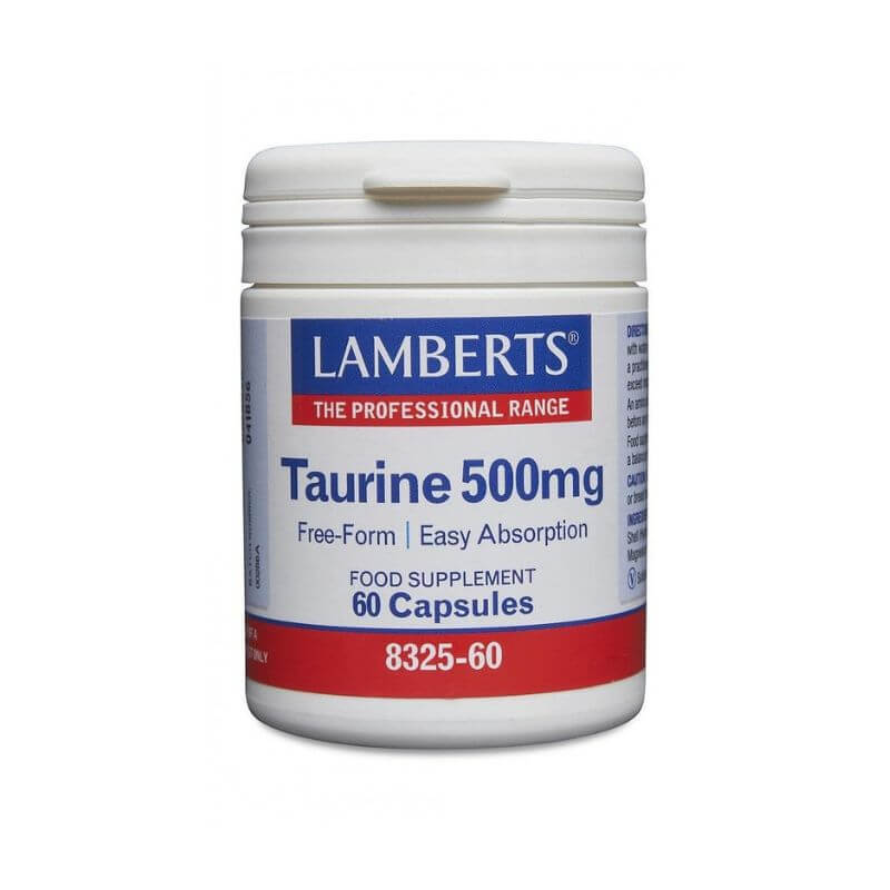 Lamberts taurine free form amino acid brain neurotranmitter