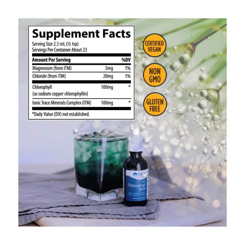 Trace Minerals Ionic Chlorophyll Label