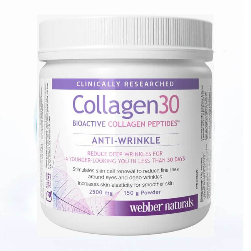 Webber Naturals Anti Wrinkle Collagen 30 2500mg