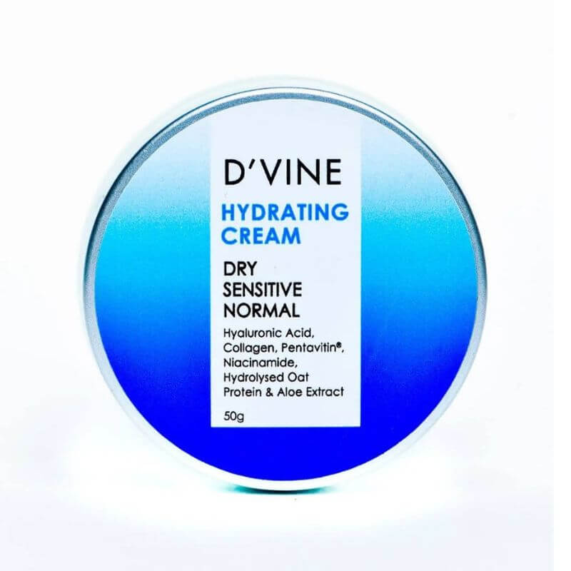 DVine Essentials Hydrating Cream Dry Sensitive Normal Skin