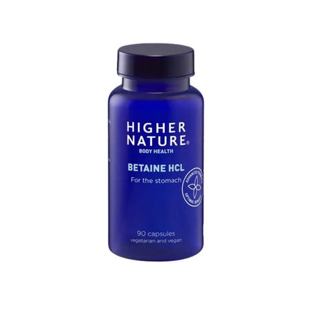 Higher Nature Betaine Capsules Stomach Acid