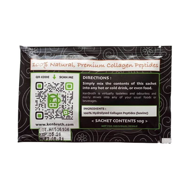 Kenbroth Sachet label