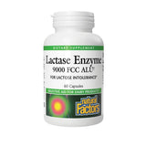 Natural Factors Lactase Enzyme 300mg 60 Capsules