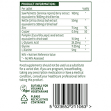 Natures Aid Saw Palmetto Complex Label