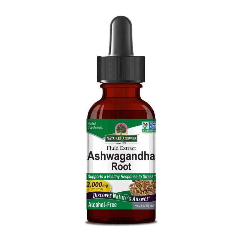 natures answer ashwagandha root alcohol free fluid extract