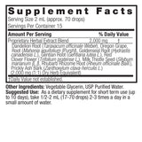 natures answer liver support tincture label