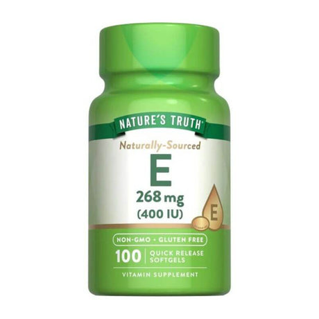 Natures truth Vitamin E Quick Release Capsules