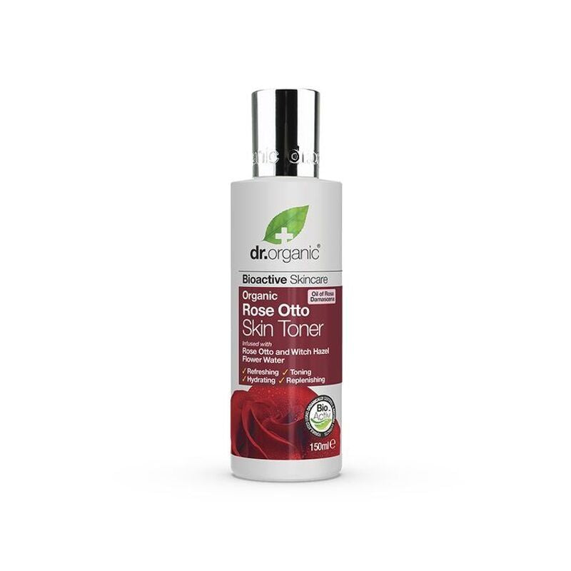 Dr. Organic Rose Skin Toner Witch Hazel Aloe Vera