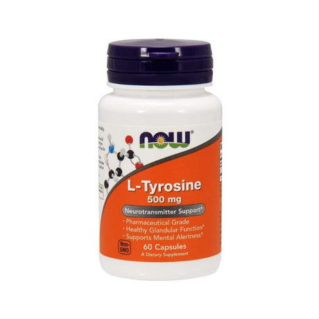 NOW foods L-Tyrosine Mental Alertness Neurotransmitter