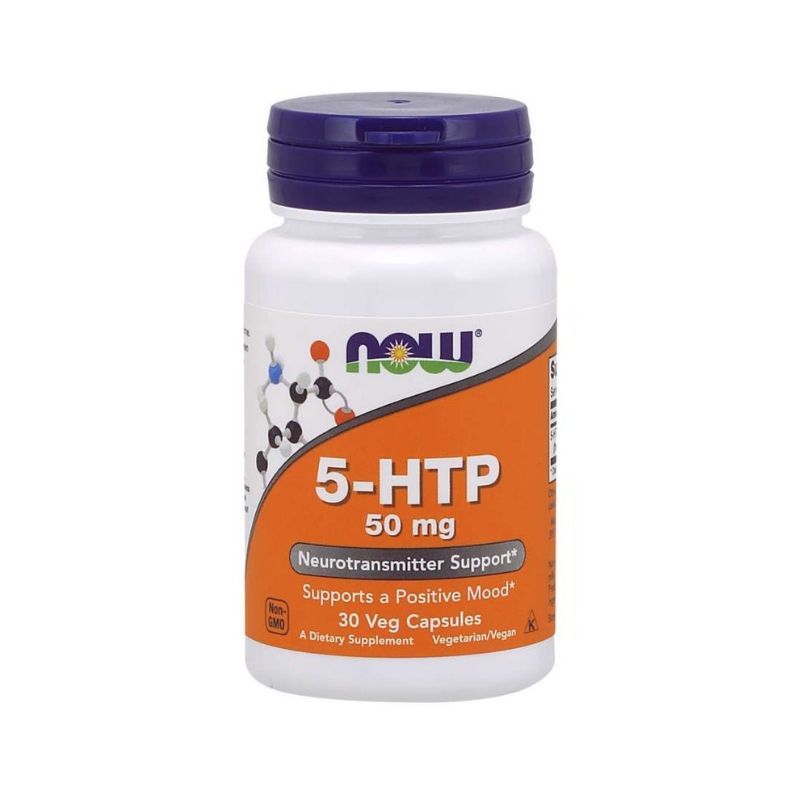 NOW Foods 5-HTP 50 mg 30s Mood and Sleep Regulator