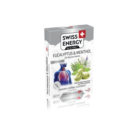 Swiss Energy Eucalyptus Menthol Herbal Lozenges